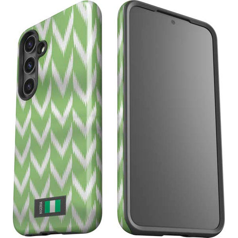 Nigeria Soccer Flag Galaxy S24 Plus Impact Case